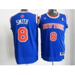 nba new york knicks #8 smith blue[revolution 30 swingman]