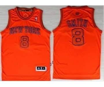 nba new york knicks #8 smith orange