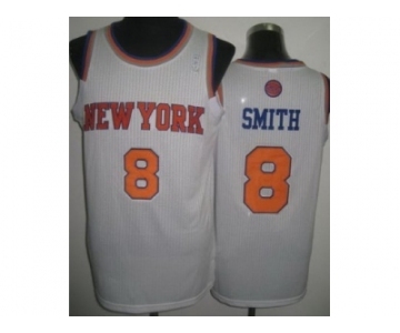 nba new york knicks #8 smith white[revolution 30]