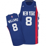 nba new york knicks #8 willams blue(fans edition)