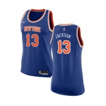 Women's Nike New York Knicks #13 Mark Jackson Swingman Royal Blue NBA Jersey - Icon Edition