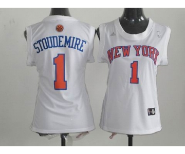 women nba jerseys new york knicks #1 stoudemire white