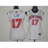 women nba jerseys new york knicks #17 jeremy lin white