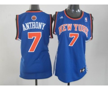 women nba jerseys new york knicks #7 anthony blue