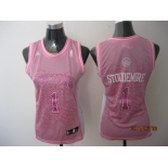 women nba new york knicks #1 stoudemire pink