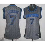 women nba new york knicks #7 anthony grey[static fashion swingman]