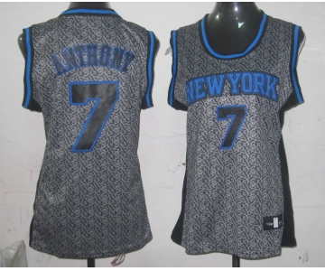 women nba new york knicks #7 anthony grey[static fashion swingman]