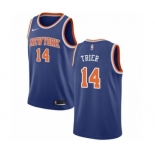 Youth Nike New York Knicks #14 Allonzo Trier Swingman Royal Blue NBA Jersey - Icon Edition