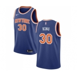 Youth Nike New York Knicks #30 Bernard King Swingman Royal Blue NBA Jersey - Icon Edition