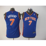 youth nba new york knicks #7 anthony blue