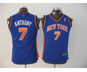 youth nba new york knicks #7 anthony blue