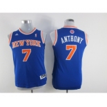 youth nba new york knicks #7 anthony blue[revolution 30 swingman]