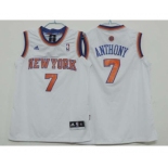 youth nba new york knicks #7 anthony white[revolution 30 swingman]