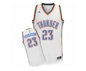 Men Adidas Oklahoma City Thunder #23 Terrance Ferguson Swingman White Home NBA Jersey