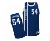 Men Adidas Oklahoma City Thunder #54 Patrick Patterson Swingman Navy Blue Alternate NBA Jersey