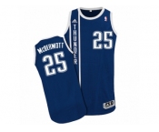 Men's Adidas Oklahoma City Thunder #25 Doug McDermott Authentic Navy Blue Alternate NBA Jersey