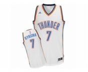 Men's Adidas Oklahoma City Thunder #7 Ersan Ilyasova Swingman White Home NBA Jersey