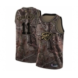 Men's Nike Oklahoma City Thunder #11 Detlef Schrempf Swingman Camo Realtree Collection NBA Jersey