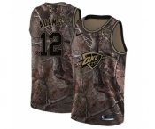 Men's Nike Oklahoma City Thunder #12 Steven Adams Swingman Camo Realtree Collection NBA Jersey