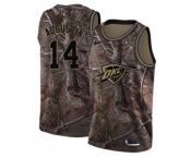 Men's Nike Oklahoma City Thunder #14 D.J. Augustin Swingman Camo Realtree Collection NBA Jersey