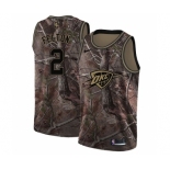 Men's Nike Oklahoma City Thunder #2 Raymond Felton Swingman Camo Realtree Collection NBA Jersey