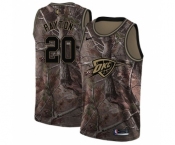 Men's Nike Oklahoma City Thunder #20 Gary Payton Swingman Camo Realtree Collection NBA Jersey