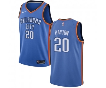 Men's Nike Oklahoma City Thunder #20 Gary Payton Swingman Royal Blue Road NBA Jersey - Icon Edition