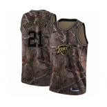 Men's Nike Oklahoma City Thunder #21 Andre Roberson Swingman Camo Realtree Collection NBA Jersey