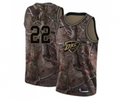 Men's Nike Oklahoma City Thunder #22 Hamidou Diallo Swingman Camo Realtree Collection NBA Jersey