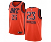 Men's Nike Oklahoma City Thunder #23 Terrance Ferguson Orange Swingman Jersey - Earned Edition