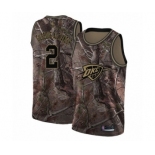 Men's Oklahoma City Thunder #2 Shai Gilgeous-Alexander Swingman Camo Realtree Collection Basketball Jersey