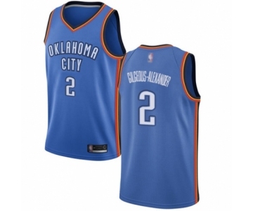 Men's Oklahoma City Thunder #2 Shai Gilgeous-Alexander Swingman Royal Blue Basketball Jersey - Icon Edition