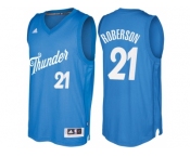 Men's Oklahoma City Thunder #21 Andre Roberson Blue 2016 Christmas Day NBA Swingman Jersey