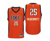 Men's Oklahoma City Thunder #25 Doug McDermott adidas Orange Player Swingman Jersey