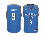 Men's Oklahoma City Thunder #9 Jerami Grant adidas Light Blue New Swingman Road Jersey