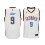 Men's Oklahoma City Thunder #9 Jerami Grant adidas White New Swingman Home Jersey