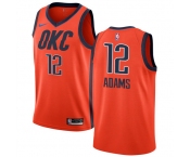 Nike Thunder #12 Steven Adams Orange NBA Swingman Earned Edition Jersey