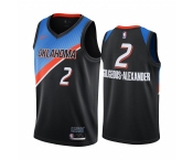 Nike Thunder #2 Shai Gilgeous-Alexander Black NBA Swingman 2020-21 City Edition Jersey