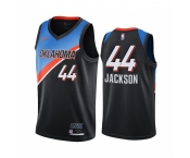 Nike Thunder #44 Justin Jackson Black NBA Swingman 2020-21 City Edition Jersey