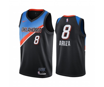 Nike Thunder #8 Trevor Ariza Black NBA Swingman 2020-21 City Edition Jersey