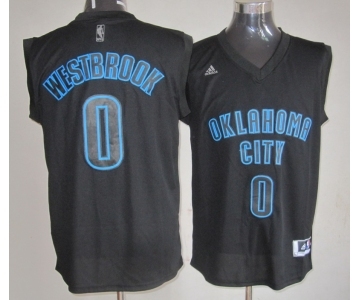 nba oklahoma city thunder #0 westbrook black-1