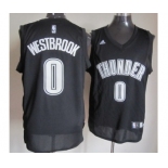 nba oklahoma city thunder #0 westbrook black[2013 new]