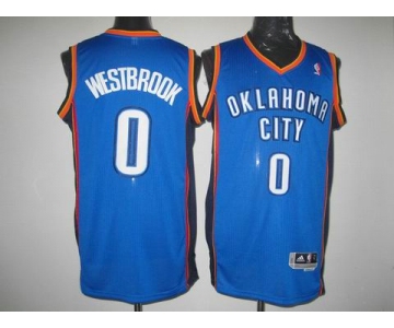 nba oklahoma city thunder #0 westbrook blue[revolution 30]