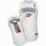 nba oklahoma city thunder #0 westbrook white[champions]