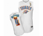 nba oklahoma city thunder #0 westbrook white[champions]