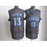 nba oklahoma city thunder #13 harden black-grey[2012]