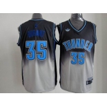 nba oklahoma city thunder #35 durant black-gery