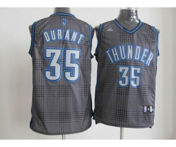 nba oklahoma city thunder #35 durant black/grey[2012]