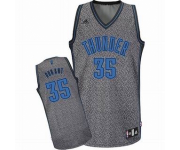 nba oklahoma city thunder #35 durant grey[static fashion swingman]