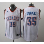 nba oklahoma city thunder #35 durant white[2011 swingman revolution 30]